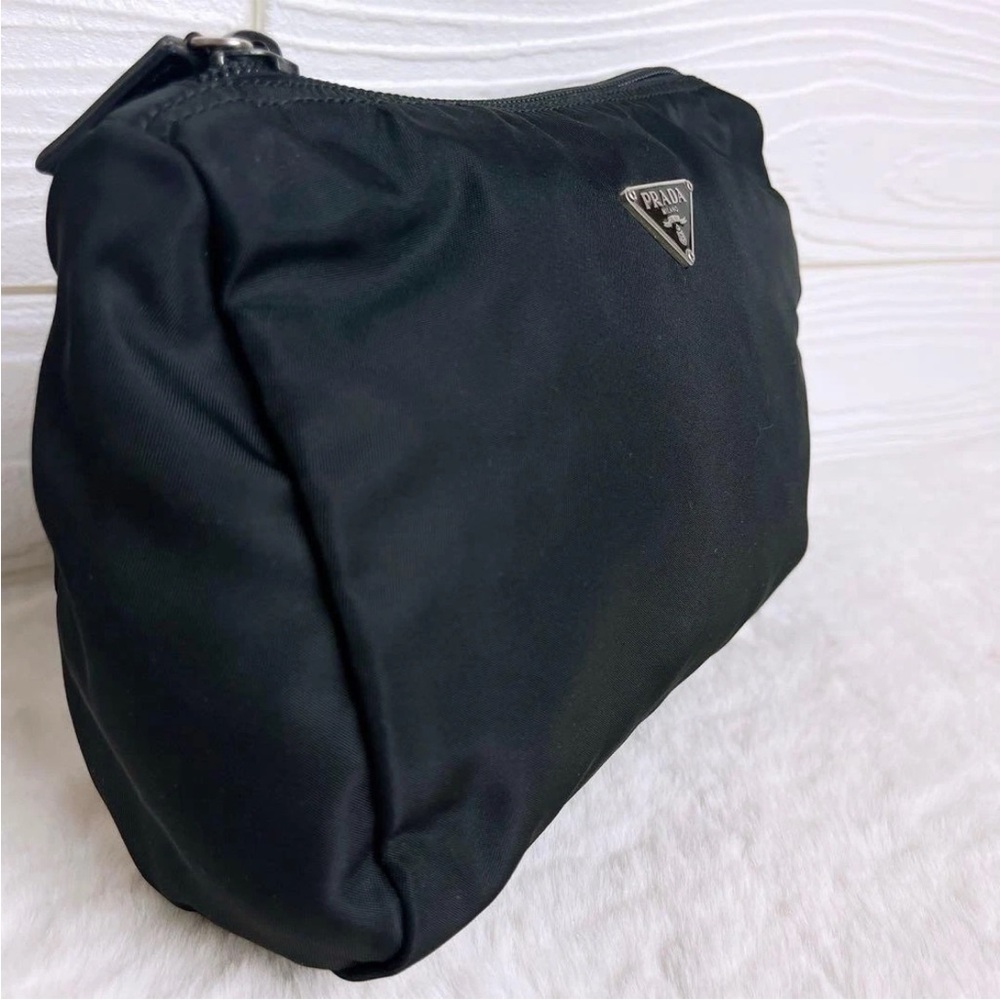 Prada Classic Black Nylon Pouch - Picture 6 of 8